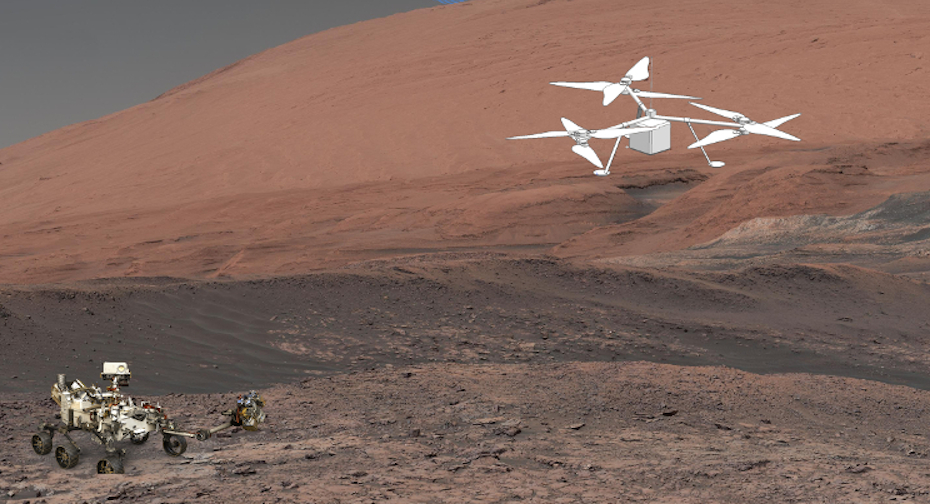 Sener desenvolupa un dron per a volar a Mart